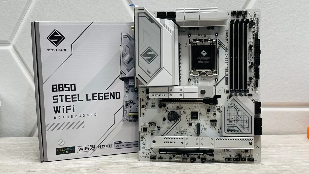Estoy a favor de la abundancia de placas base blancas en el mercado y esta ASRock B850 Steel Legend Wi-Fi ofrece la mayoría de lo que necesito para un PC AMD