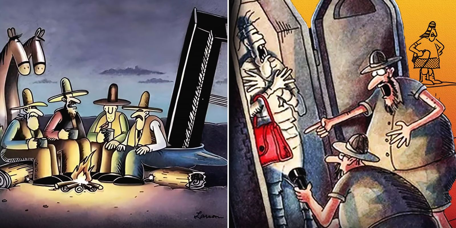 Las 10 tiras de cómic más hilarantes de The Far Side sobre leyendas urbanas