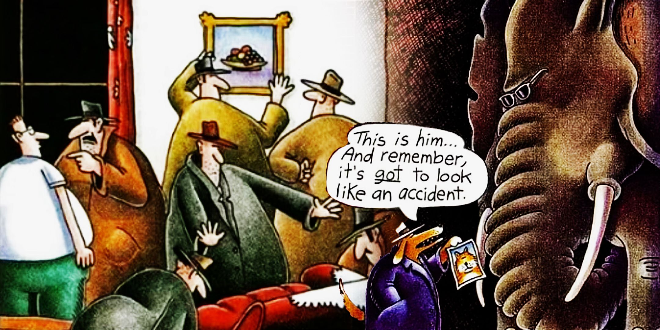 Los cómics de Far Side más graciosos con elefantes, clasificados