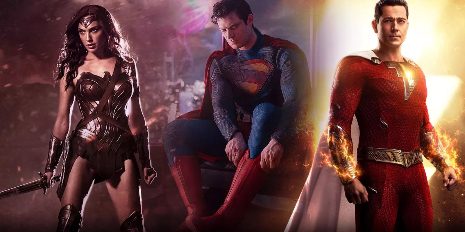 The-Most-Powerful-Justice-League-Members-of-All-Time featuring David Corenswet Superman, Gal Gadot Wonder Woman, Zachary Levi Shazam
