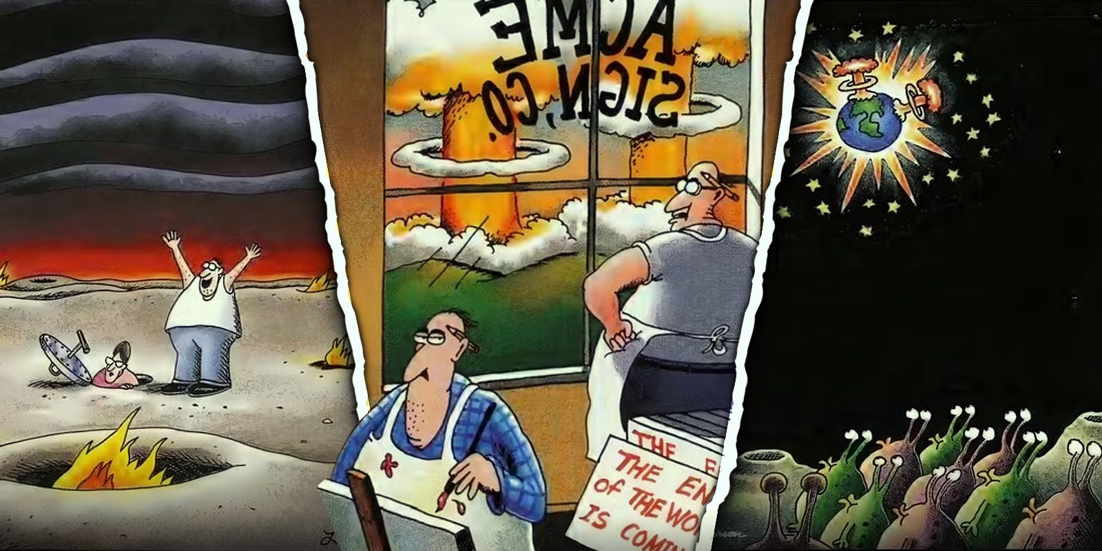 Las 10 tiras cómicas más divertidas de The Far Side sobre el fin del mundo