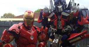 Video viral del duelo de baile entre Iron Man y Optimus Prime