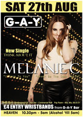 Melanie C publica en YouTube su actuación completa en el G-A-Y Club